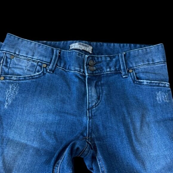 Free People Mid Rise Flare Leg Jeans Sz 26 - Picture 5 of 10